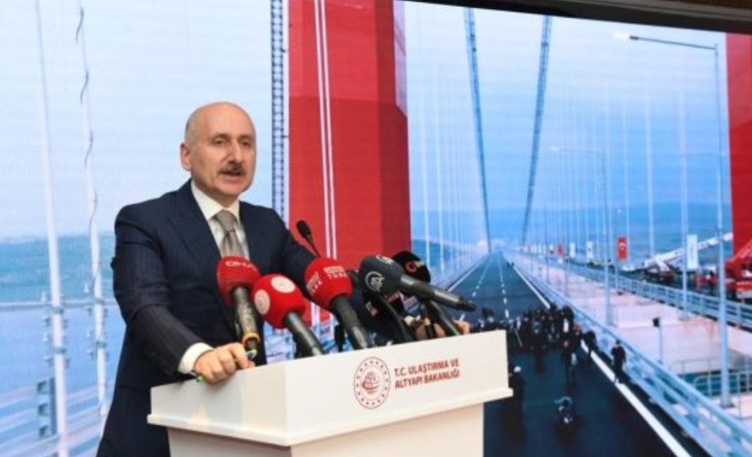 BAKAN KARAİSMAİLOĞLU:55.5 MİLYON ARAÇ OSMANGAZİ KÖPRÜSÜ’NDEN GEÇTİ