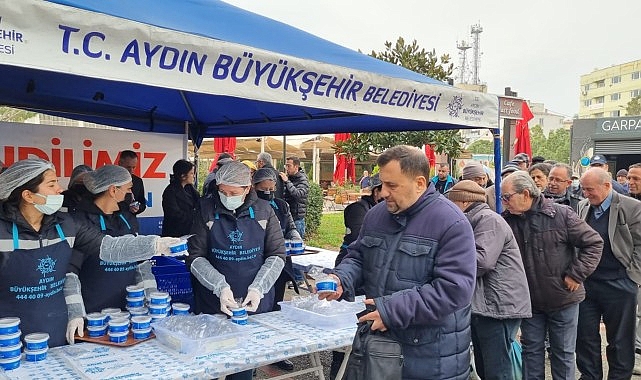 Aydın Büyükşehir Belediyesi’nden Regaip Kandili’nde Hayır