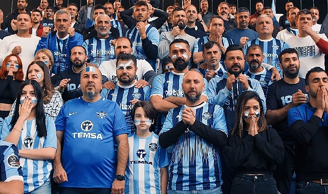 Çalışanlar kamera karşısında TEMSA, Adana Demirspor’un yanında