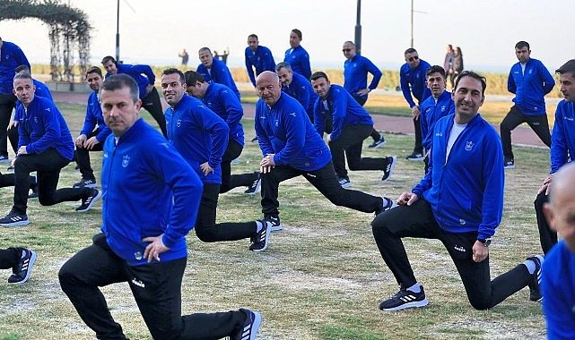 Konak’ta zabıta düzenli spora başladı