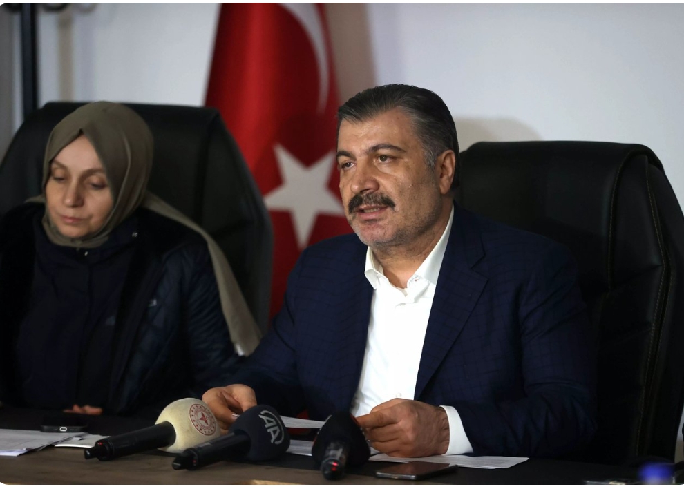 Sağlık Bakanı Koca, Hatay’daki AFAD Koordinasyon Merkezi’nde açıklama yaptı
