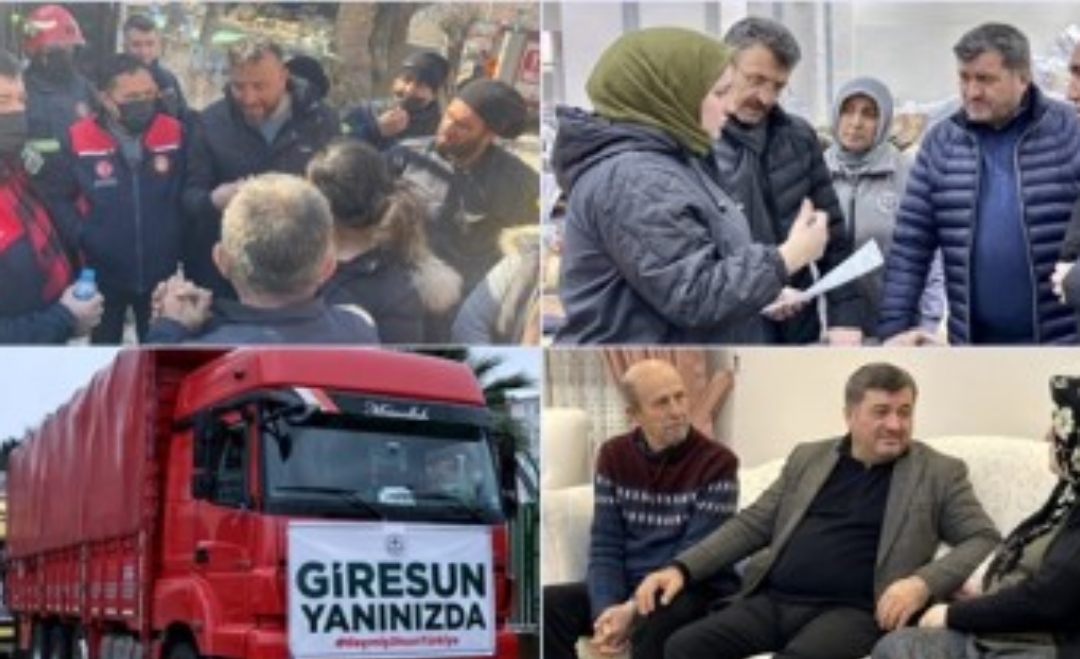 Giresun Afetin Yaralarını Sarmak İçin Seferber Oldu