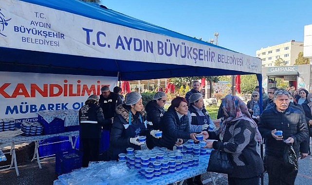 Aydın Büyükşehir Belediyesi’nden Miraç Kandili’nde Helva Hayrı