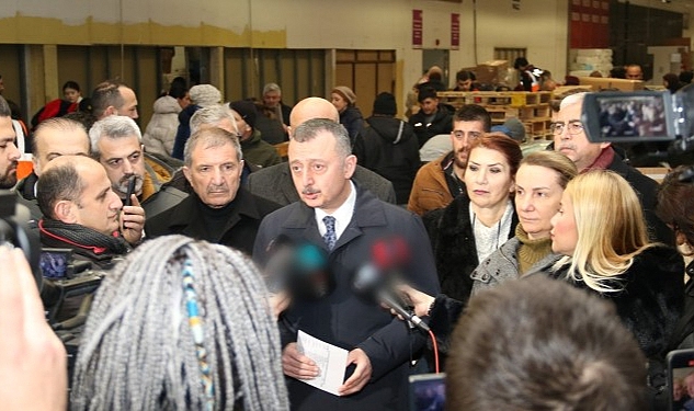 Başkan Büyükakın: 85 araç ve 372 personelle afet bölgesindeyiz