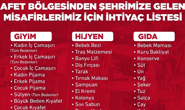 Efes Selçuk Belediyesi’nden Kente Gelen Depremzedelere Destek