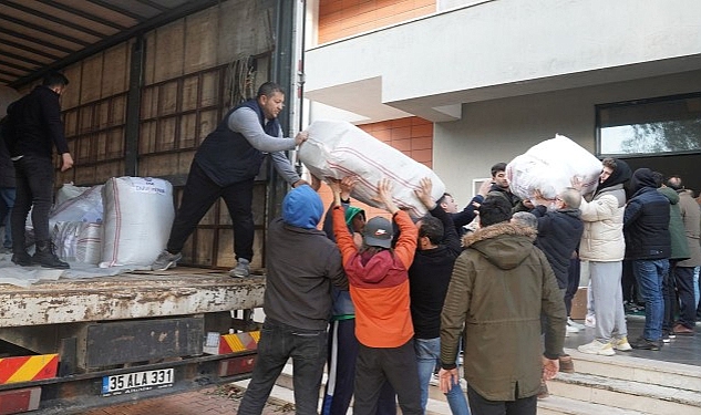 EÜ’de toplanan ayni yardımlar deprem bölgesine gönderilmeye devam ediyor