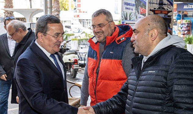 Batur’dan Gıda Çarşısı esnafına ‘destek teşekkürü