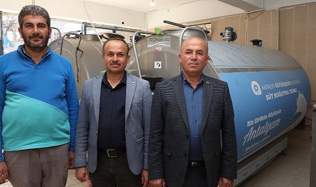 Küçükköy’e 8 tonluk süt tankı