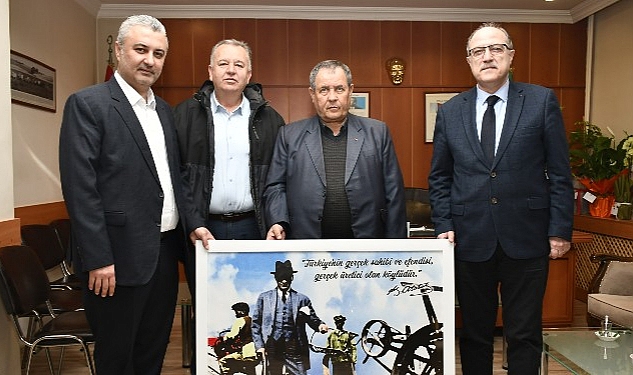 Malkara Belediye Başkanı Ulaş Yurdakul’dan Ziraat Odası Başkanı Talat Kaya’ya Hayırlı Olsun Ziyareti