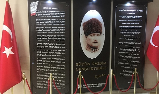 Muğla Büyükşehir’den Atatürk’ün Aziz Hatırası İçin Büst ve Şeref Köşesi