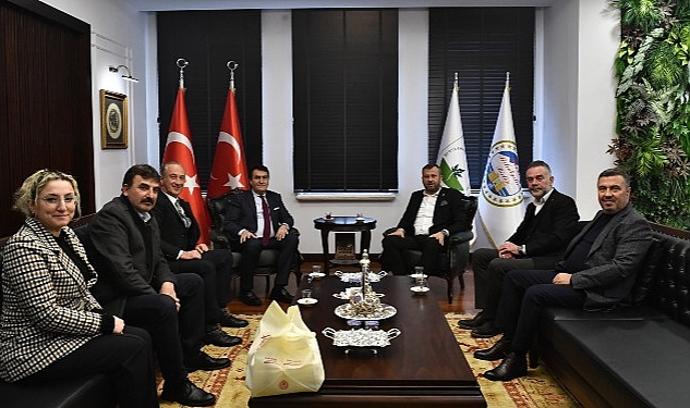 Tarihi Çarşı ve Hanlar Birliği’nden Dündar’a ziyaret