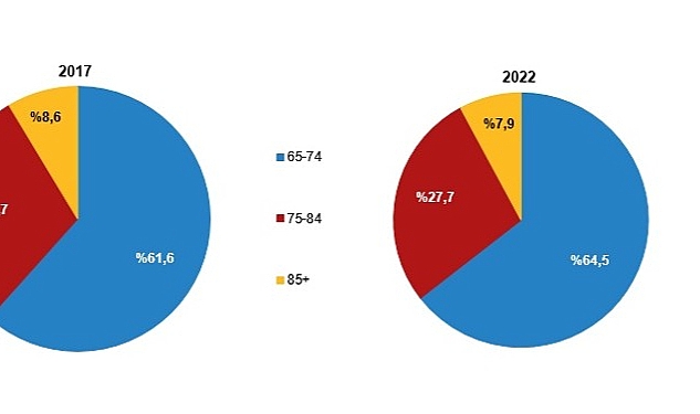 TÜİK: Yaşlı nüfus 8 milyon 451 bin 669 kişi oldu