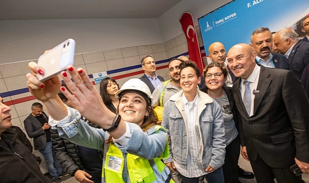 Fahrettin Altay-Narlıdere Metrosu’nda test sürüşü heyecanı Soyer: “Kararlıyız İzmir’i demir ağlarla öreceğiz”