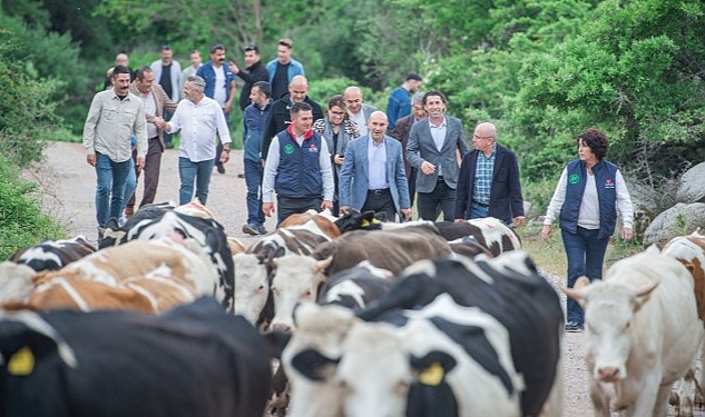 Bergama’da yayla yolculuğu başladı