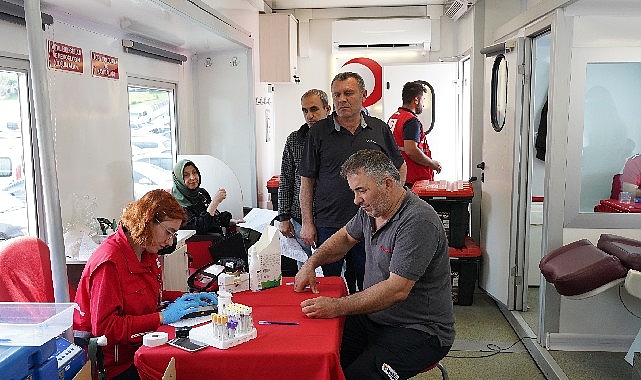 Beylikdüzü’nde kan bağışı noktası kuruldu