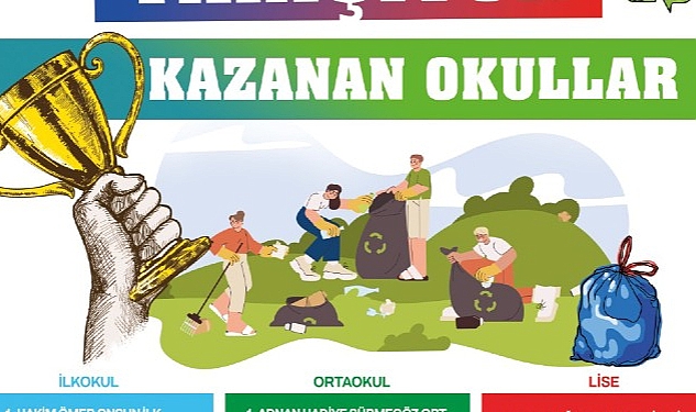 Selçuklu Belediyesi’nin yeni nesillerde sıfır atık bilincinin artırılması amacıyla düzenlediği okullar arası sıfır atık yarışmasında kazanan okullar belli oldu