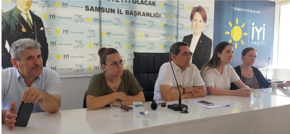 SAMSUN İYİ PARTİ, HİÇ KİMSENİN KUSKUSU OLMASIN, BÜTÜN KADROLARIMIZ LA BİRLİKTE MİLLETİMİZİN SESİ OLACAĞIZ.